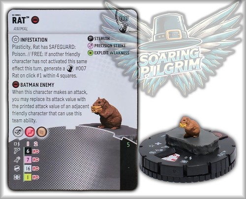 Heroclix rat 007 - -,